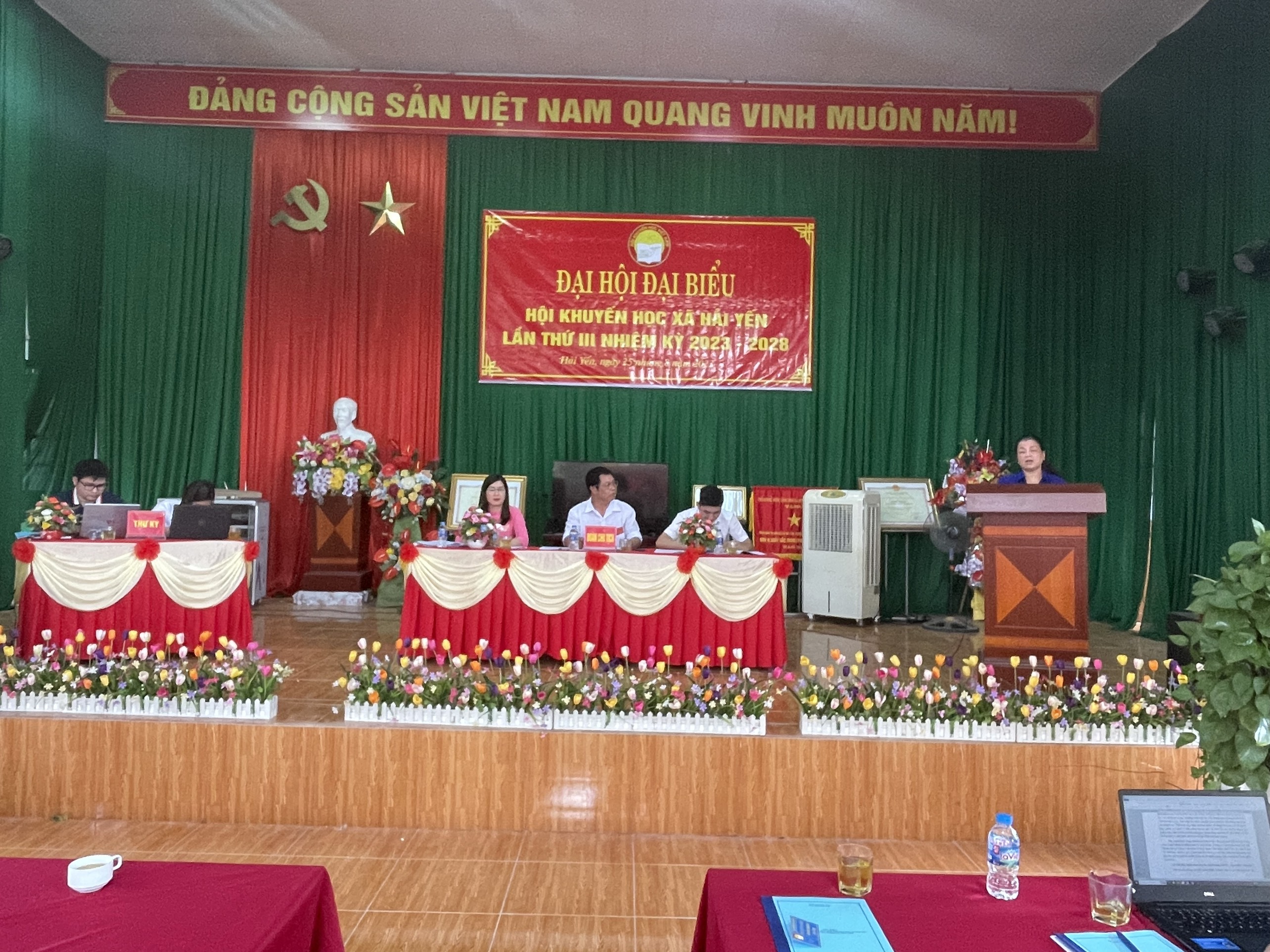 Đồng chí Nguyễn Thị Kim Doan, Chủ tịch Hội khuyến học huyện Cao Lộc