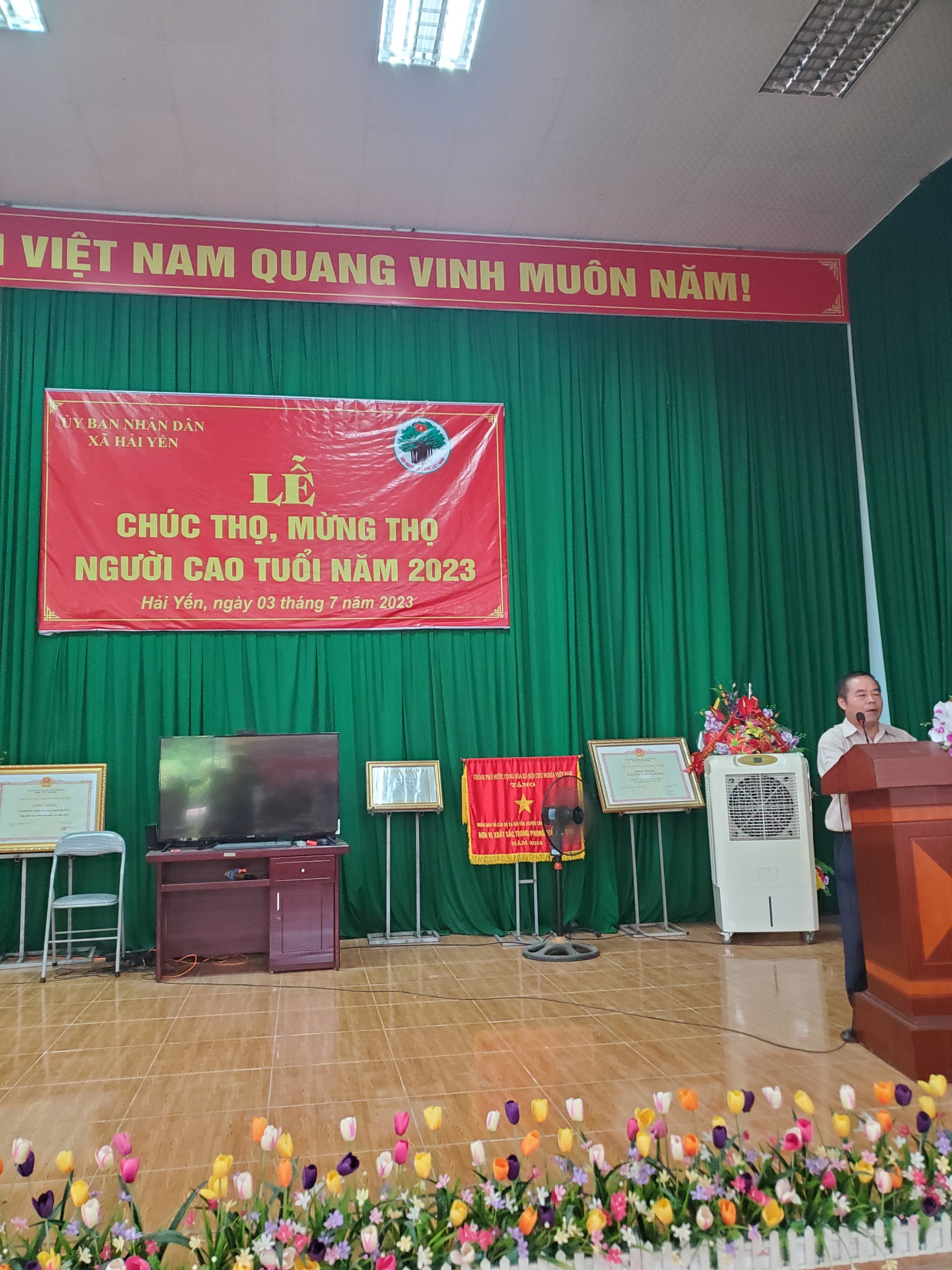 Đ/c Phương Đạt Đức - Trưởng Ban đại diện Hội Người cao tuổi huyện Cao Lộc